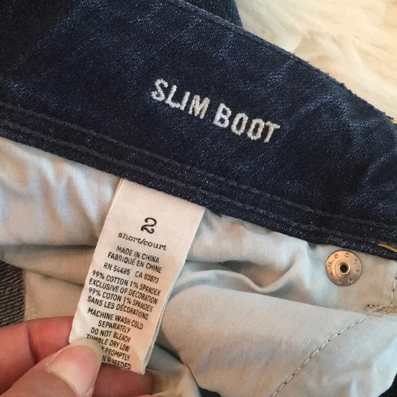 American Eagle stretch slim boot pants sz 2 - Picture 4 of 6